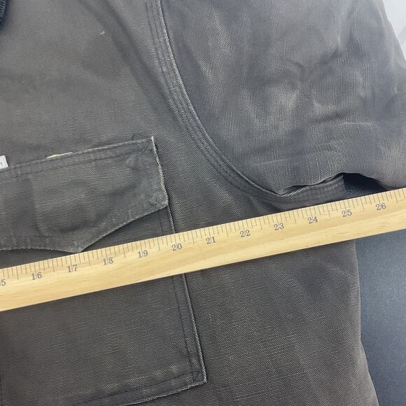 Carhartt Vintage USA Brown Cotton Workwear Utility Field Jacket Men 2XL Preowned - Picture 5 of 8
